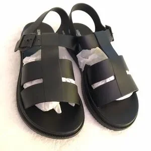 London Rebel Shoes New London Rebel Chunky Jelly Sandals In